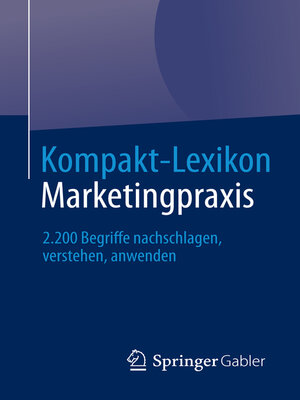 cover image of Kompakt-Lexikon Marketingpraxis